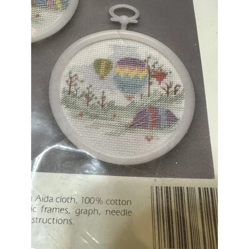 Pairs BALLOONS Counted Cross Stitch Kit framed picture 60297